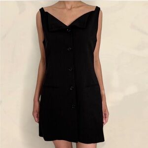 DAGMAR SQUARE NECK TAILORED TOP